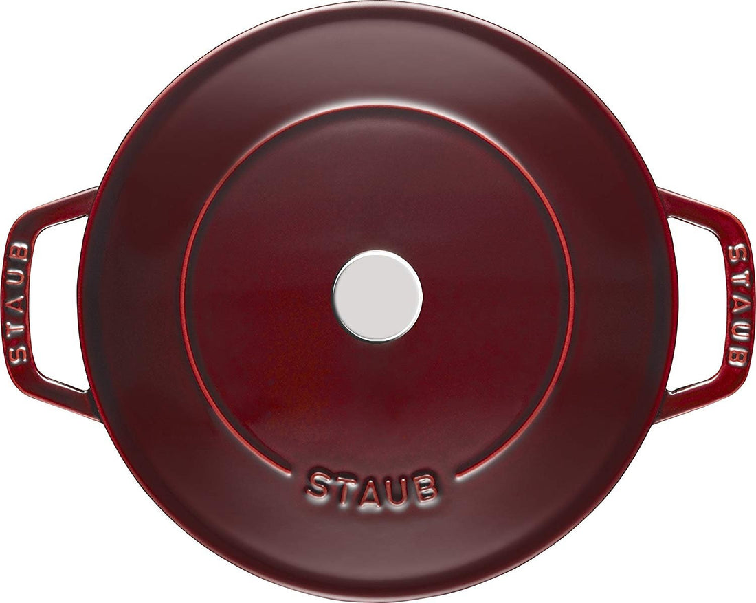 Staub - 4 QT Braiser with Chistera Lid Grenadine 3.8L - 40511-513