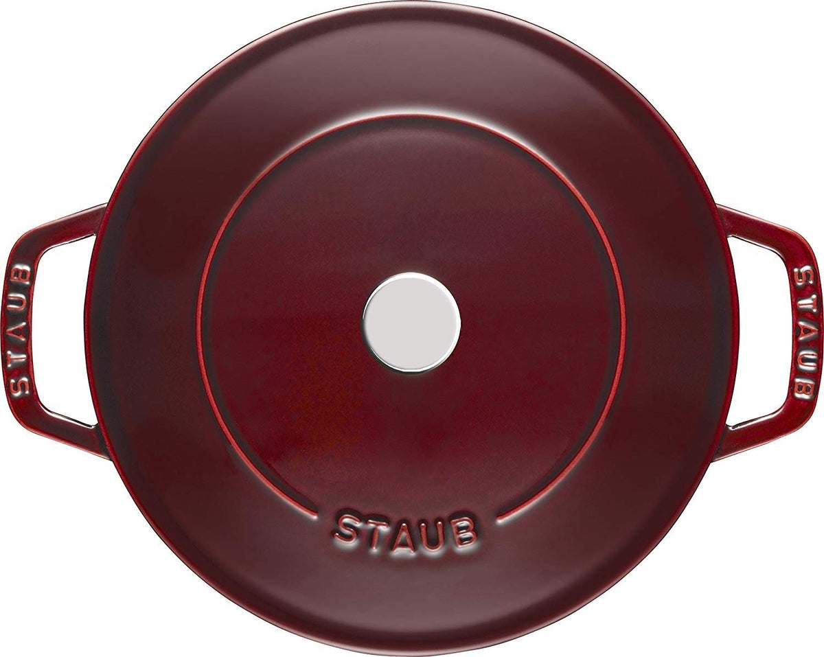 Staub - 4 QT Braiser with Chistera Lid Grenadine 3.8L - 40511-513