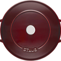 Staub - 4 QT Braiser with Chistera Lid Grenadine 3.8L - 40511-513
