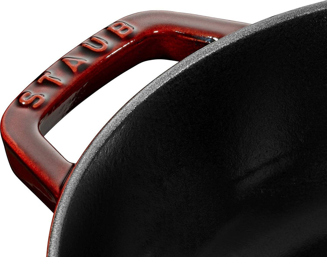 Staub - 4 QT Braiser with Chistera Lid Grenadine 3.8L - 40511-513