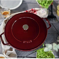 Staub - 4 QT Braiser with Chistera Lid Grenadine 3.8L - 40511-513