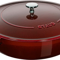 Staub - 4 QT Braiser with Chistera Lid Grenadine 3.8L - 40511-513
