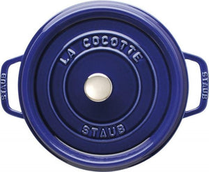 Staub - 4 QT Round Cocotte Dark Blue 3.8L - 40510-283