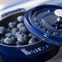 Staub - 4 QT Round Cocotte Dark Blue 3.8L - 40510-283