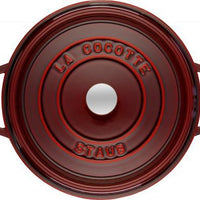 Staub - 4 QT Round Cocotte Grenadine 3.8L - 40509-357
