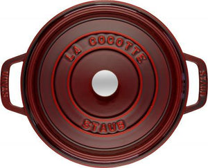 Staub - 4 QT Round Cocotte Grenadine 3.8L - 40509-357