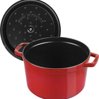 Staub - 5 QT Round High Cocotte Cherry 4.8L - 40501-485