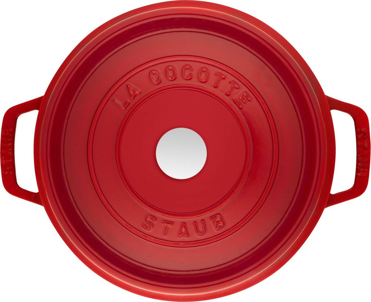 Staub - 5 QT Round High Cocotte Cherry 4.8L - 40501-485