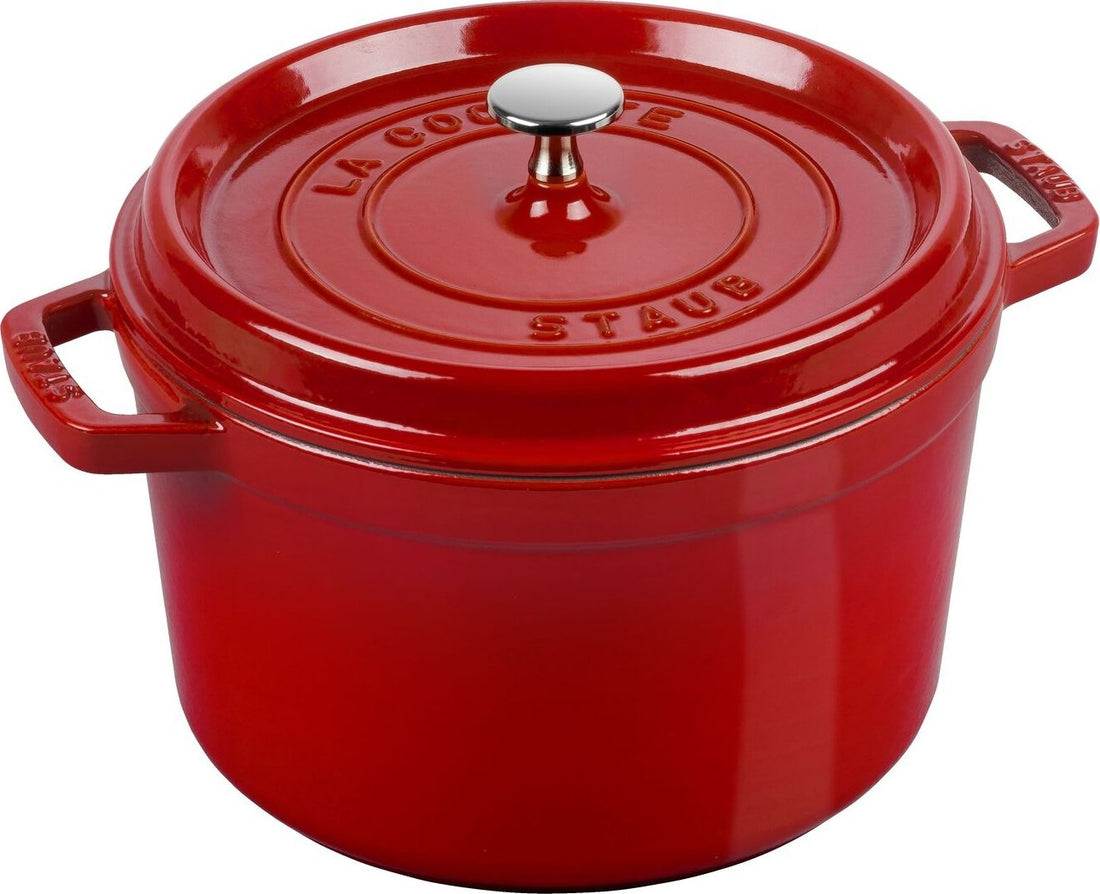 Staub - 5 QT Round High Cocotte Cherry 4.8L - 40501-485