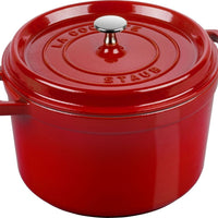 Staub - 5 QT Round High Cocotte Cherry 4.8L - 40501-485