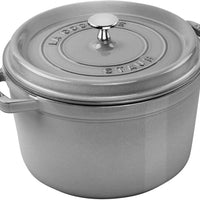 Staub - 5 QT Round High Cocotte Graphite Grey 4.8L - 40502-291