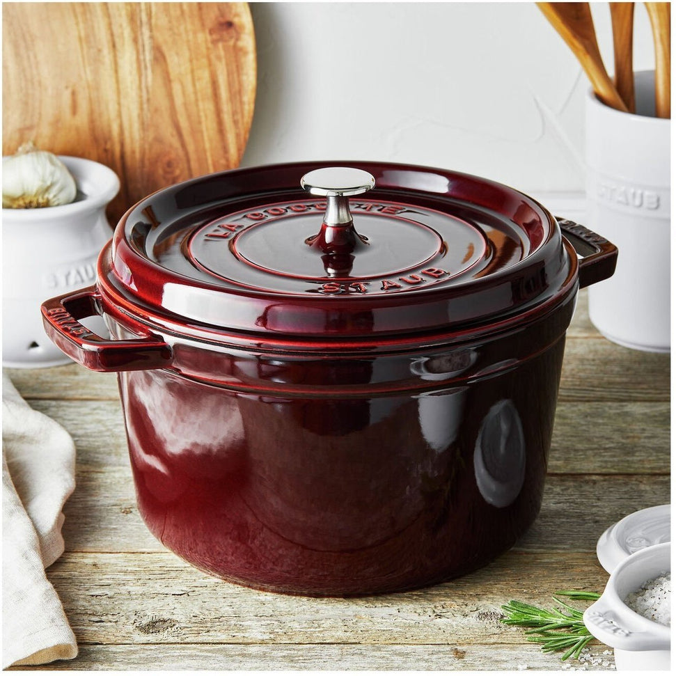 Staub - 5 QT Round High Cocotte Grenadine 4.8L - 40506-577