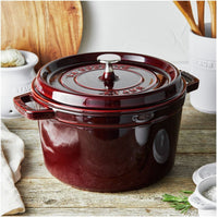 Staub - 5 QT Round High Cocotte Grenadine 4.8L - 40506-577