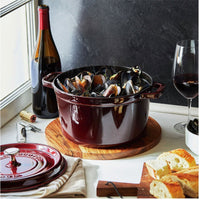 Staub - 5 QT Round High Cocotte Grenadine 4.8L - 40506-577