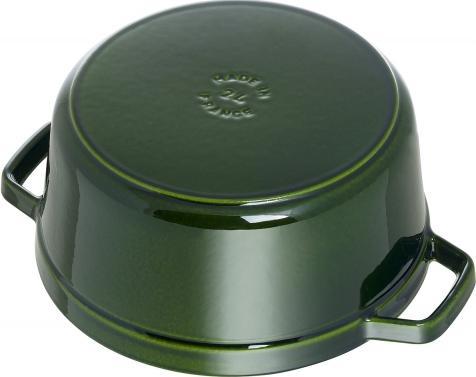 Staub - 5.5 QT Round Cocotte Basil 5.2L - 40509-358