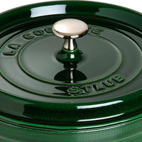 Staub - 5.5 QT Round Cocotte Basil 5.2L - 40509-358