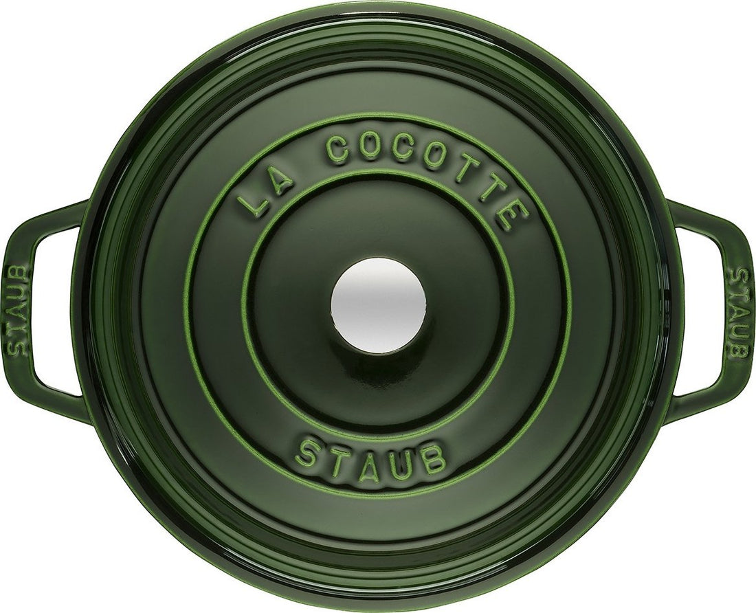 Staub - 5.5 QT Round Cocotte Basil 5.2L - 40509-358