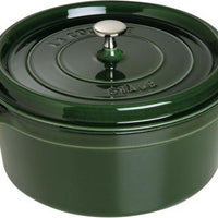 Staub - 5.5 QT Round Cocotte Basil 5.2L - 40509-358