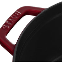 Staub - 5.5 QT Round Cocotte Bordeaux 5.2L - 40502-277