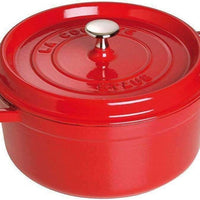 Staub - 5.5 QT Round Cocotte Cherry Red 5.2L - 40509-840