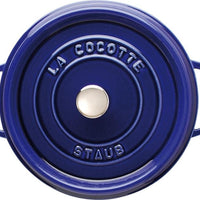 Staub - 5.5 QT Round Cocotte Dark Blue 5.2L - 40510-284