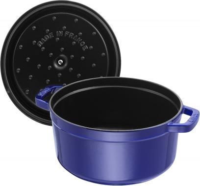 Staub - 5.5 QT Round Cocotte Dark Blue 5.2L - 40510-284