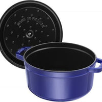 Staub - 5.5 QT Round Cocotte Dark Blue 5.2L - 40510-284