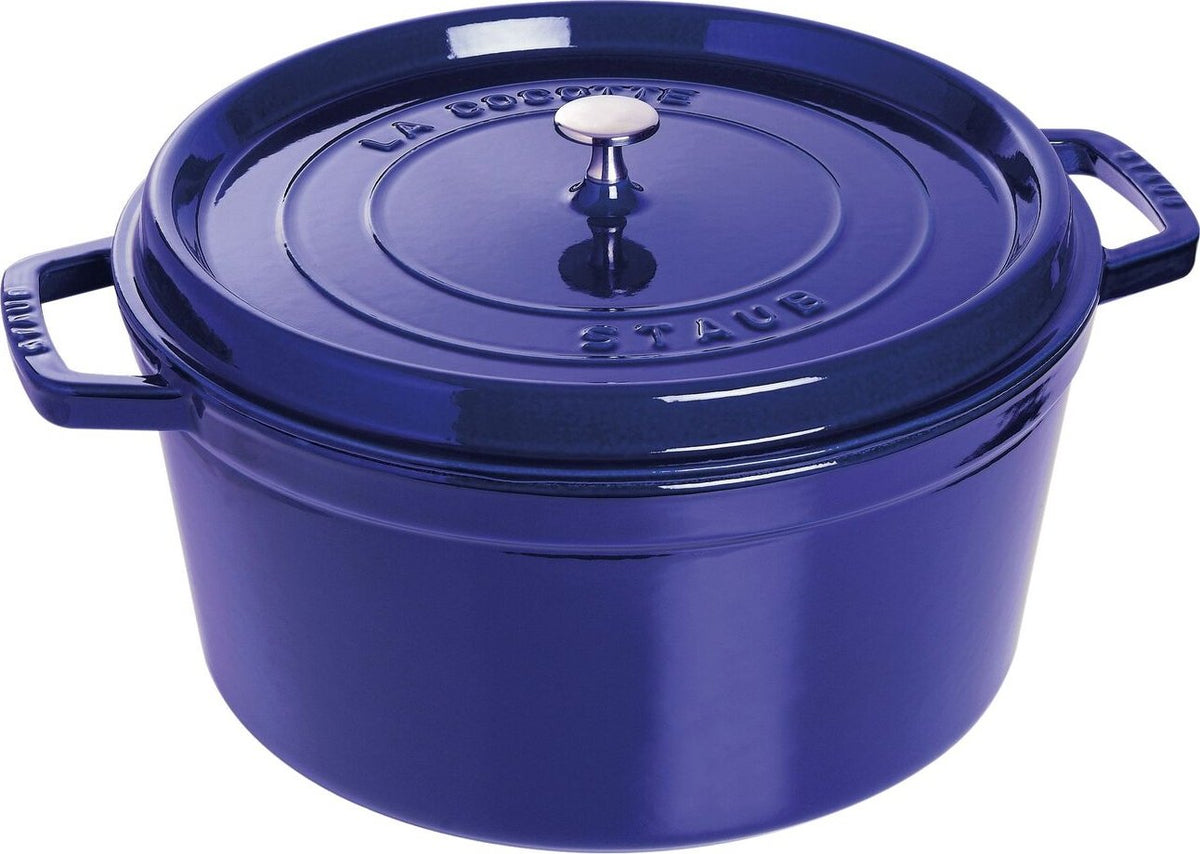 Staub - 5.5 QT Round Cocotte Dark Blue 5.2L - 40510-284