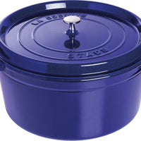 Staub - 5.5 QT Round Cocotte Dark Blue 5.2L - 40510-284