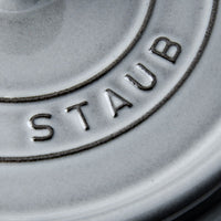 Staub - 5.5 QT Round Cocotte Graphite Grey 5.2L - 40509-312