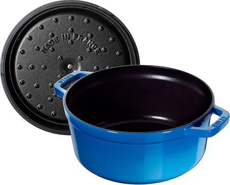 Staub - 5.5 QT Round Cocotte Ice Blue 5.2L - 40501-400