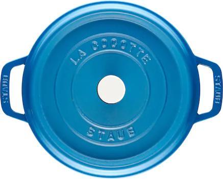 Staub - 5.5 QT Round Cocotte Ice Blue 5.2L - 40501-400