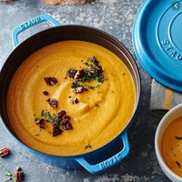 Staub - 5.5 QT Round Cocotte Ice Blue 5.2L - 40501-400