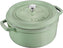 Staub - 5.5 QT Round Cocotte Sage 5.2L - 40508-706