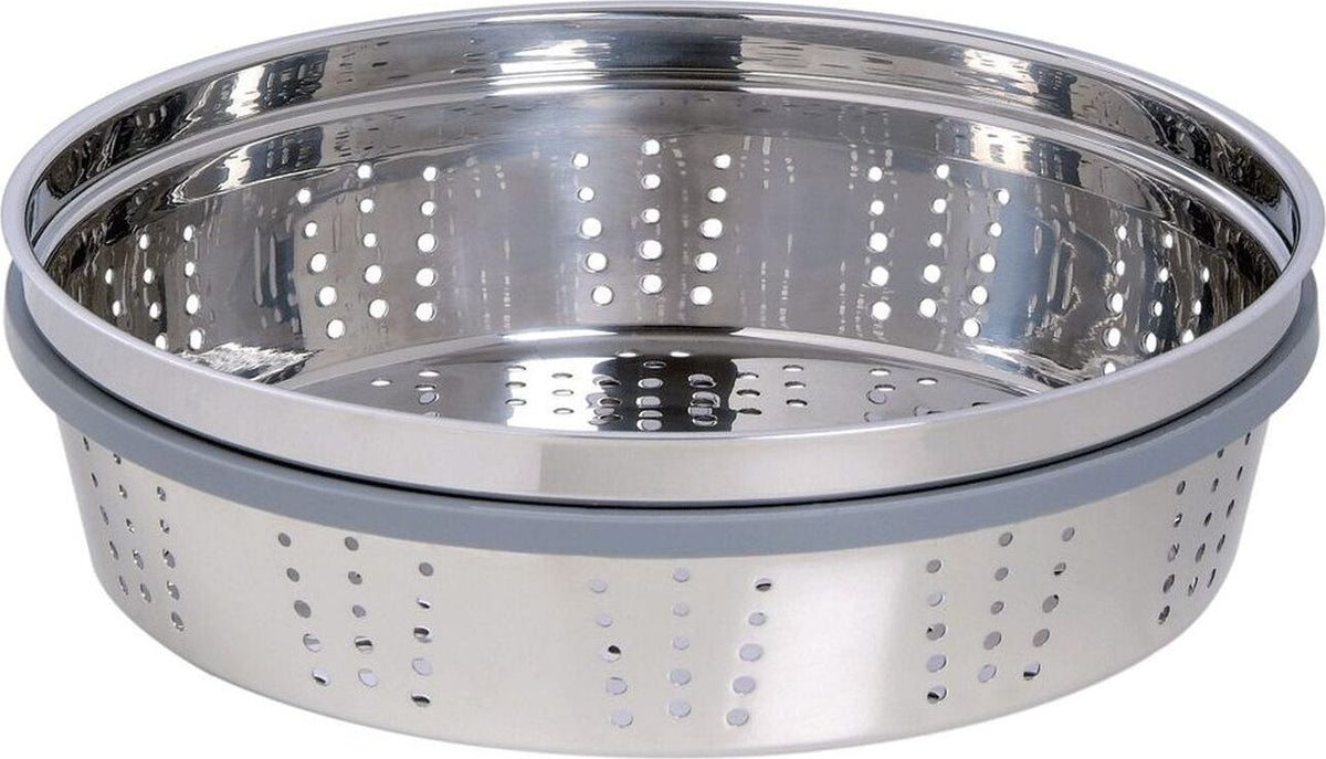 Staub - 5.5 QT Round Cocotte with Steamer Black 5.2L - 40510-606