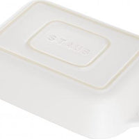 Staub - 5.5" x 4" Ceramic Rectangular Baking Dish White - 40511-142