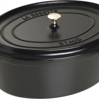 Staub - 5.7 QT Oval Cocotte Black 5.5L - 40509-319