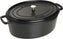 Staub - 5.7 QT Oval Cocotte Black 5.5L - 40509-319