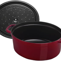 Staub - 5.7 QT Oval Cocotte Bordeaux Red 5.5L - 40502-279