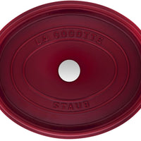 Staub - 5.7 QT Oval Cocotte Bordeaux Red 5.5L - 40502-279
