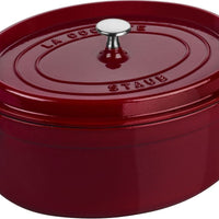 Staub - 5.7 QT Oval Cocotte Bordeaux Red 5.5L - 40502-279