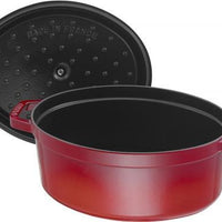 Staub - 5.7 QT Oval Cocotte Cherry Red 5.5L - 40509-866