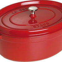 Staub - 5.7 QT Oval Cocotte Cherry Red 5.5L - 40509-866