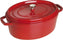 Staub - 5.7 QT Oval Cocotte Cherry Red 5.5L - 40509-866