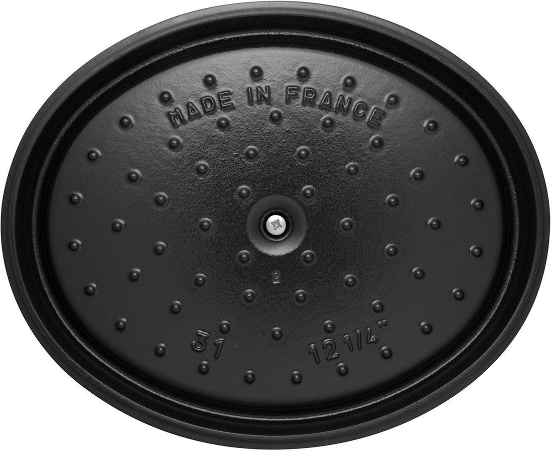 Staub - 5.7 QT Oval Cocotte White Truffle 5.5L - 40501-416