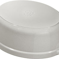 Staub - 5.7 QT Oval Cocotte White Truffle 5.5L - 40501-416