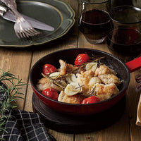 Staub - 6" Cast Iron Fry Pan Cherry Red (16 cm) - 40501-146