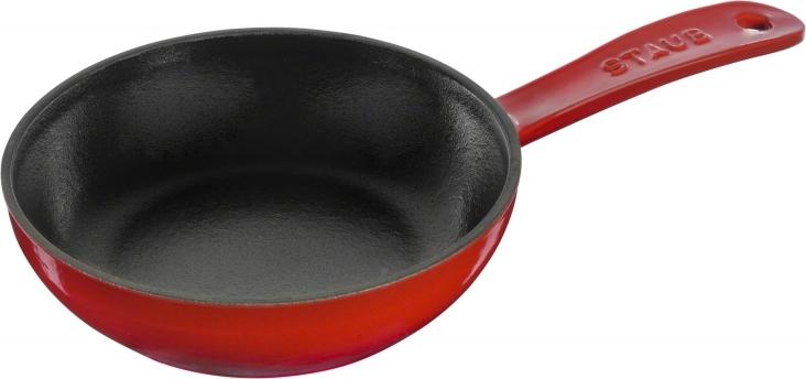 Staub - 6" Cast Iron Fry Pan Cherry Red (16 cm) - 40501-146