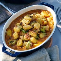 Staub - 6" x 9" Ceramic Oval Baking Dish Dark Blue - 40511-157