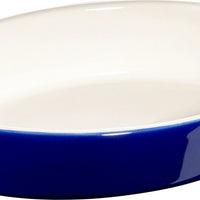 Staub - 6" x 9" Ceramic Oval Baking Dish Dark Blue - 40511-157